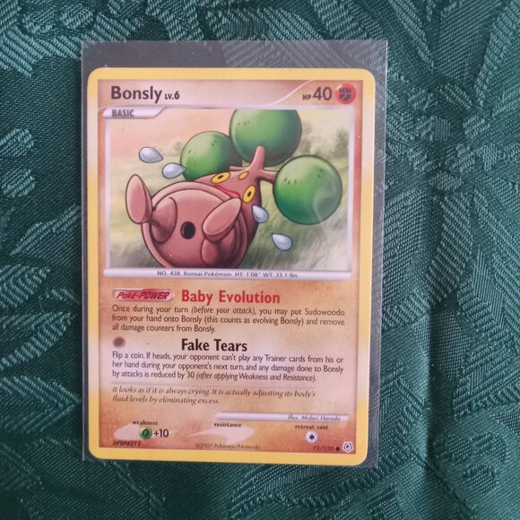 FREE MYSTERY SLEEVE - Pokemon Diamond and Pearl Bonsley #71 in great condition - Picture 1 of 1